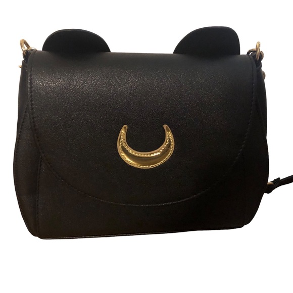Luna Cat Crescent Moon Crossbody bag - Picture 2 of 12